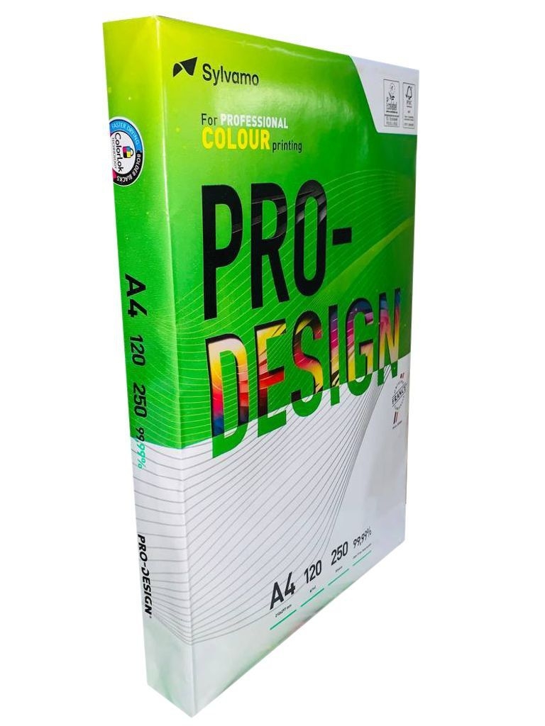 Папір для друку PRO-DESIGN, 120 г/м2, 250 арк., білий(3141720154752)